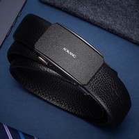 AOKANG 奥康 皮带  男士自动扣头层牛皮腰带