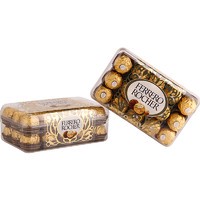 费列罗 FERRERO）榛果牛奶巧克力30粒375g进口礼盒婚庆喜糖伴手礼生日送男女友礼物