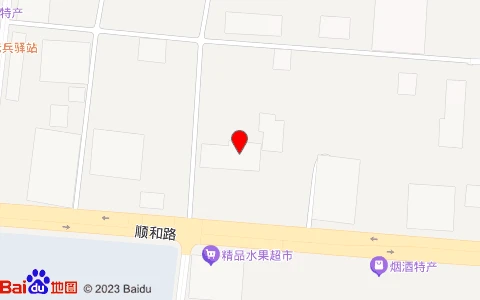 顺和路北50米位置示意图