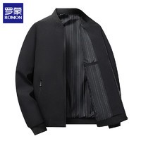 今日必买：ROMON 罗蒙 夹克男外套  黑色 XL