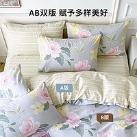 今纺世家 40支新疆精梳棉 100%纯棉 四件套200*230被套 1.5M-1.8M床