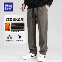 ROMON 罗蒙 灯芯绒长裤男 卡其  170/M