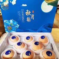 茵纯 正宗山东当季秋月梨 秋月梨 精选大果5斤  彩箱装4-7个