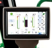 约翰迪尔(John Deere)CH330新型甘蔗收割机安静舒适，视野清晰的驾驶室