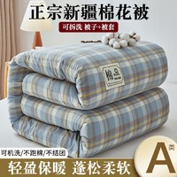朴依 A类新疆长绒棉棉花被含被套 150x200cm5斤