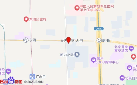 北京市东城区朝阳门内大街150号-2号位置示意图