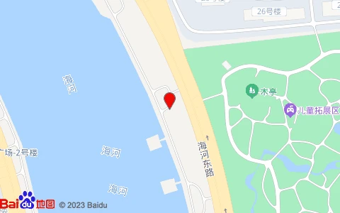 南北大街与小围堤道交叉口西南100米位置示意图