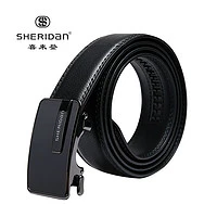 SHERIDAN 喜来登 新款 牛皮腰带 商务休闲 通勤自动扣皮带 礼盒装
