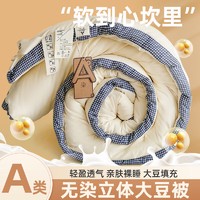 朴依家纺 无染A类大豆被被子冬被 200*230cm8斤