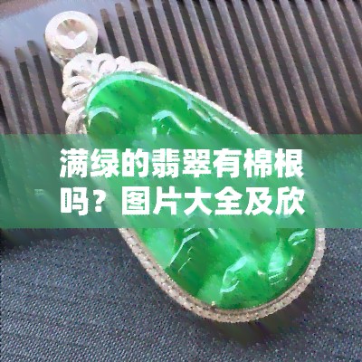 满绿的翡翠有棉根吗？图片大全及欣赏