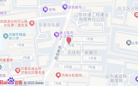 东舍坊街116-1号附近位置示意图