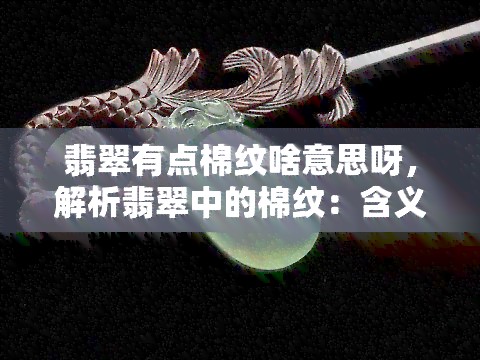 翡翠有点棉纹啥意思呀，解析翡翠中的棉纹：含义与影响