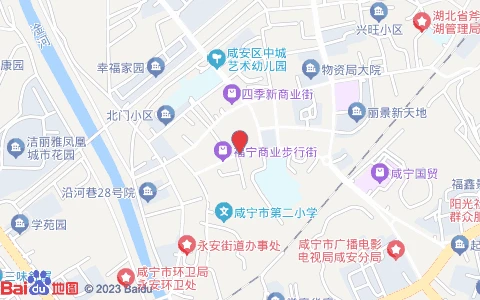 湖北省咸宁市咸安区南大街5-18号位置示意图