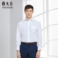 YOUNGOR 雅戈尔 素色免烫抗皱正装衬衫 GLVP19001BBA