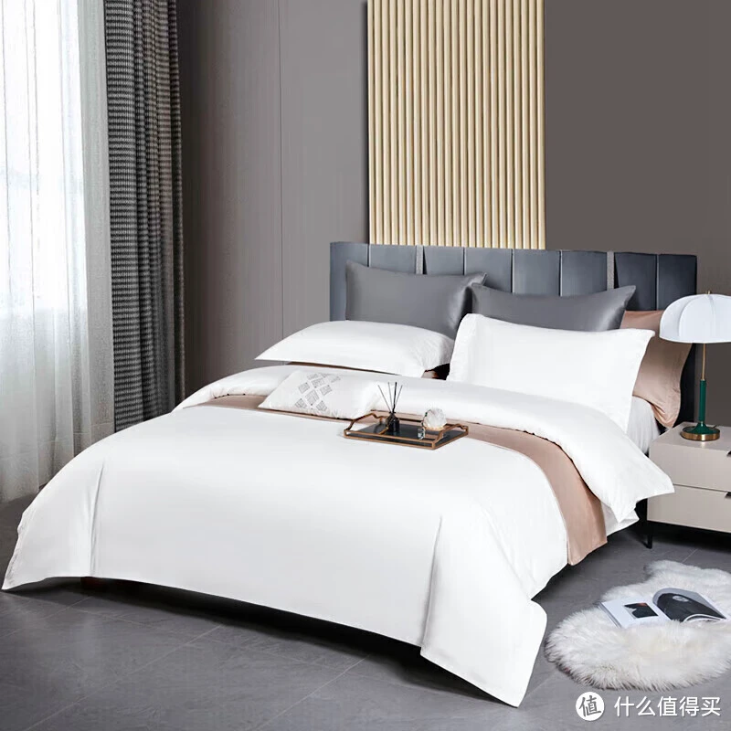 #源生活#五星级酒店般的睡眠体验,尽在一套100支长绒棉四件套