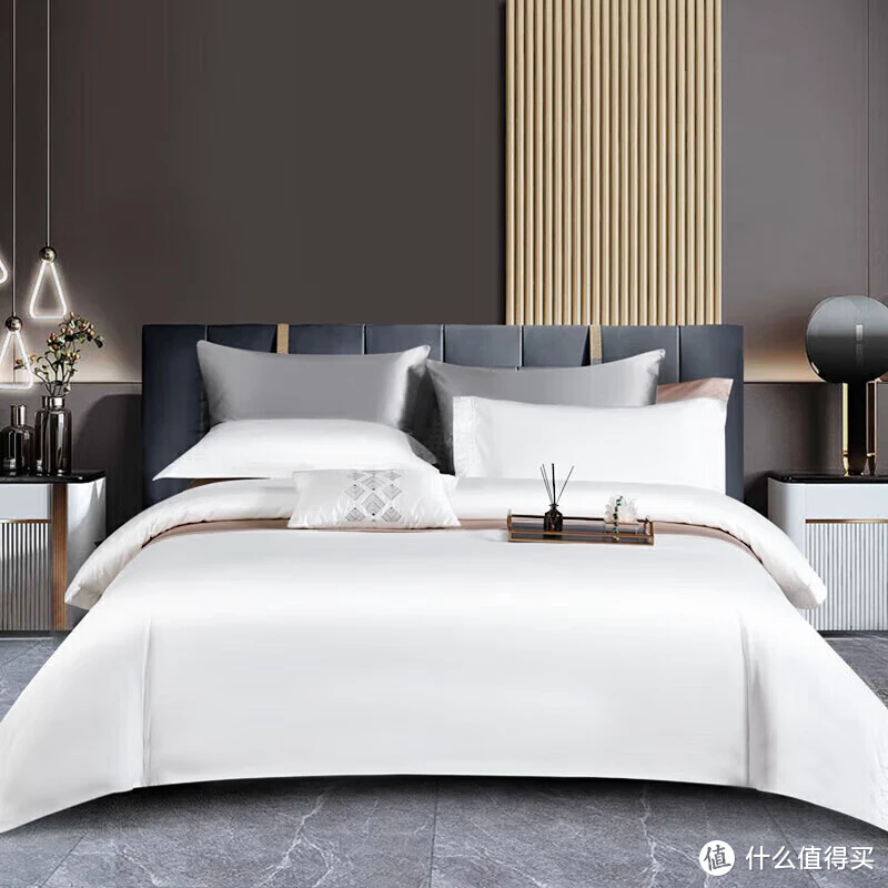 #源生活#五星级酒店般的睡眠体验,尽在一套100支长绒棉四件套